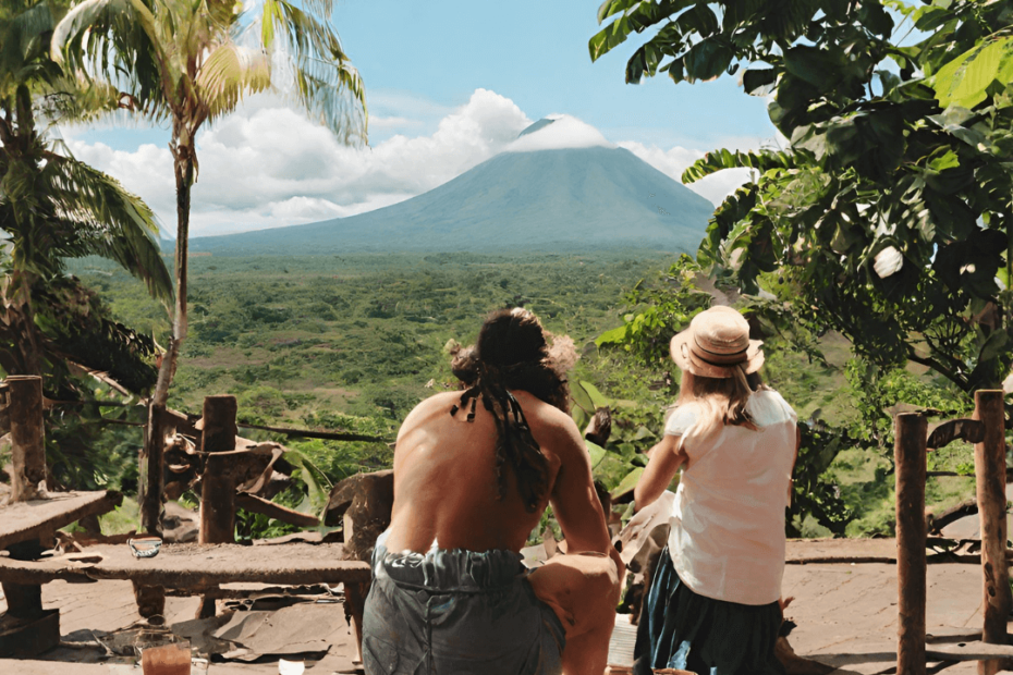 vista de volcan nicaragua